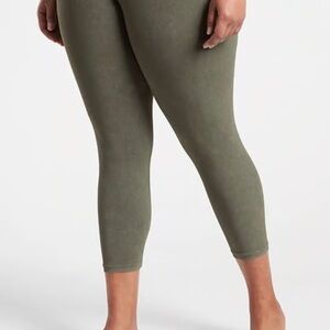 Athleta Elation 7/8 Tight - Olive
